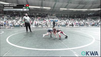 37 lbs Consi Of 8 #2 - Jociana Martinez, Tuttle Wrestling vs Austin Davis, Moodys Wrestling Club (MWC)