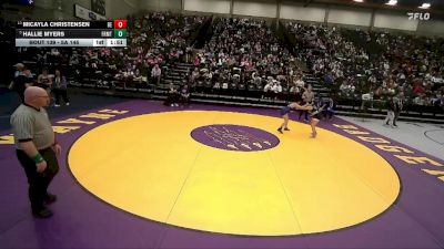 5A 145 lbs Quarterfinal - Hallie Myers, Fremont vs MiCayla Christensen, Box Elder