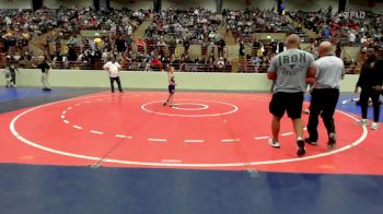 57 lbs Round Of 16 - Sebastian Escalante, Roundtree Wrestling Academy vs Ryleigh Holsomback, Villa Rica Youth Wrestling