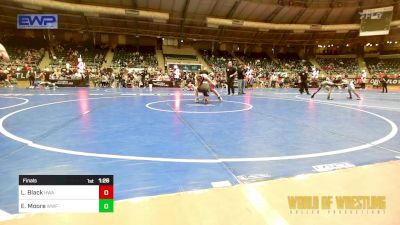 160 lbs Final - Luke Black, HURRICANE WRESTLING ACADEMY vs Emerson Moore, Wentzville Wrestling Federation