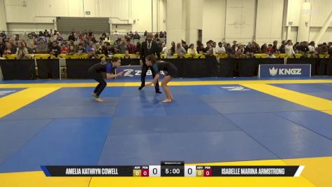 ISABELLE MARINA ARMSTRONG vs AMELIA KATHRYN COWELL 2025 World IBJJF Jiu-Jitsu No-Gi Championship