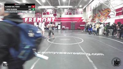 175 lbs 7th Place Match - Leon Bleess, Junipero Serra vs Alonzo Del Toro, Matilda Torres High School