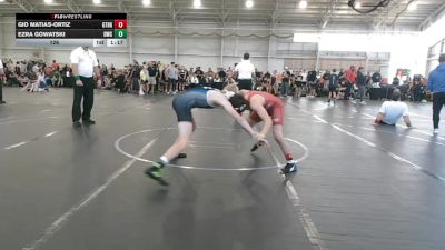 126 lbs Round 4 (8 Team) - Gio Matias-Ortiz, Gettysburg vs Ezra Gowatski, Disciples WC