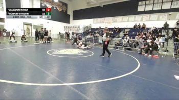 190 lbs 1st Place Match - Mason Savidan, SJ Bosco vs Jackson Naven, Frontier