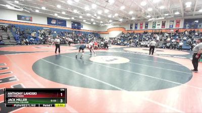 174 lbs Cons. Round 1 - Anthony Lahoski, Ohio Northern vs Jack Miller, Augustana College