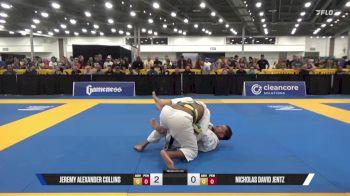 Nicholas David Jentz vs Jeremy Alexander Collins 2025 World Master IBJJF Jiu-Jitsu Championship