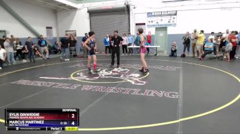 149 lbs Semifinal - Marcus Martinez, Mat-Su Matmen vs Sylis Dinwiddie, Pioneer Grappling Academy