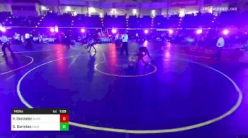 145 lbs Quarterfinal - Victor Gonzalez, SunnySide WC vs Salvador Barintas, Garden City WC