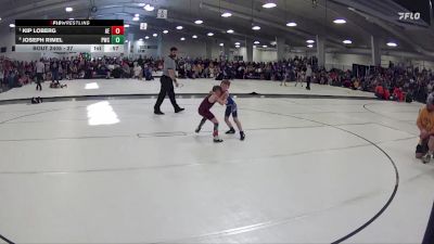 27 lbs Quarterfinal - Kip Loberg, Arlington Eagles vs Joseph Rimel, Plattsmouth Wrestling Club