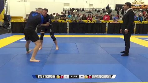 Bryant Spencer Brown vs Kyle N Thompson 2024 World IBJJF Jiu-Jitsu No-Gi Championship