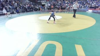 63 lbs Quarterfinal - Faylinn Smith, Lionheart Wrestling Club vs William Peralta, Camas Wrestling Club