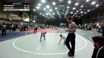 61 lbs Semifinal - Jett Cavazos, Top Rank Hammers vs Jaxson Arce, Ridge WC