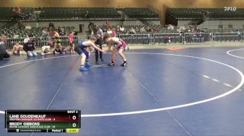 140 lbs Round 1 (4 Team) - Lane Goudenkauf, Western Dubuque Ultimate Club vs Brody Gibbons, Moyer Ultimate Wrestling Club