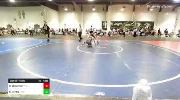 126 lbs Quarterfinal - Colby Bowman, Fcahi vs Kristofer Arrey, Threshold WC