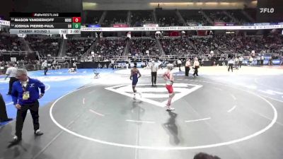 I-108 lbs Champ. Round 1 - Mason Vanderhoff, Horseheads vs Joshua Pierre-Paul, Uniondale