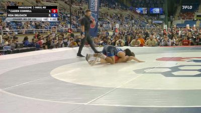 113 lbs Champ. Rd Of 128 - Caden Correll, IL vs Koa DeLoach, FL