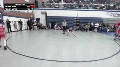 71 lbs Champ. Round 2 - Elijah Jarvis, Team Real Life Wrestling vs Kyler Price, Brothers Of Steel Wrestling Club