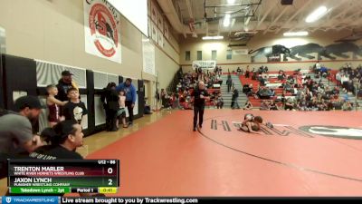 86 lbs Semifinal - Trenton Marler, White River Hornets Wrestling Club vs Jaxon Lynch, Punisher Wrestling Company