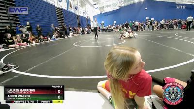 115 lbs Round 2 (4 Team) - Lauren Garrison, East KS Eagles Gold vs Aspen Walker, Queens Of Mayhem