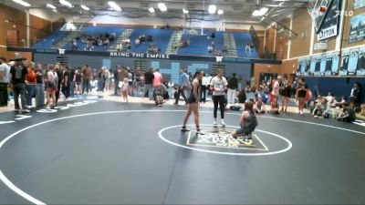 94-102 lbs Round 1 - Alexa Fager, Charger WC vs Scarlett Campbell, RWC - Roy Wrestling Club