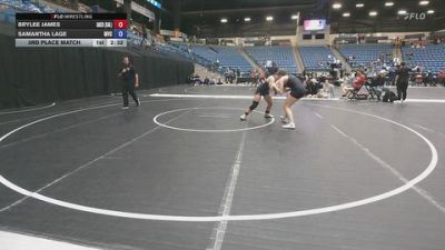 138 lbs 3rd Place Match - Samantha Lage, Missouri Valley College vs Brylee James, Baker University