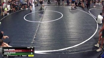 90 lbs Quarterfinal - Gage Jensen, Nexgen Regional Training Cente vs Justin Rosiak, Alpha Dawg