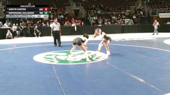 Girls 100 lbs 3rd Place Match - Esperanza Gallegos, Volcano Vista vs Jazlyn Castro, Las Cruces