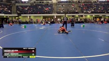 125 lbs Round 3 - Henry Needham, Heartland Wrestling Academy vs Hayden Nelson, Moorhead Magic