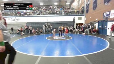 80 lbs 5th Place Match - Bentley Waldo, Lakeland Wrestling Club vs Logan McKay Jr., Fighting Squirrels Wrestling Club