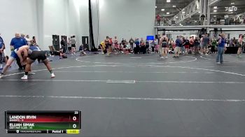 165 lbs Placement (4 Team) - Elijah Simak, Grit Mat Club vs Landon Irvin, Bandits