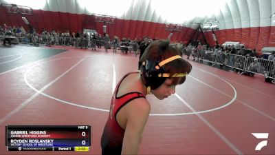 86 lbs Cons. Round 2 - Royden Roslansky, Victory School Of Wrestling vs Gabriel Higgins, Askren Wrestling Academy