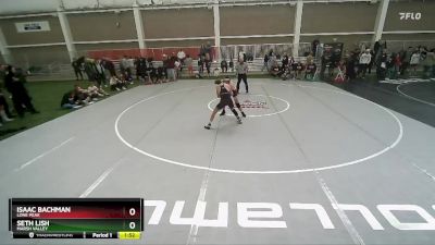 126 lbs Quarterfinal - Seth Lish, Marsh Valley vs Isaac Bachman, Lone Peak