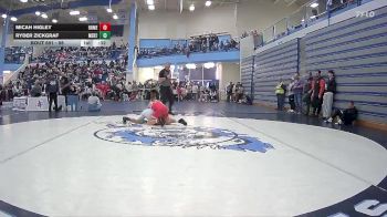 98 lbs Cons. Round 7 - Ryder Zickgraf, Meridian High School 2 vs Micah Higley, Homedale High School