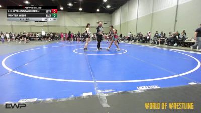 110 lbs Rr Rnd 2 - Lulu Tahdooahnippah, Untouchables Girls RED vs Winter West, Washington 7-12