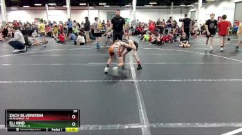 64 lbs Round 4 (8 Team) - Zach Silverstein, PA Alliance vs Eli Hind, Terps Xpress