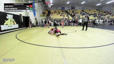 86-92 lbs 5th Place - Jake Potts, Wagoner vs Josiah Moretto, GRAVETTE