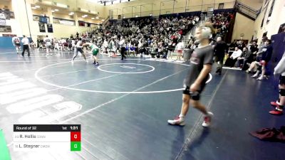 285 lbs Round Of 32 - Roghan Hollis, Connellsville vs Lars Stegner, Camden Catholic