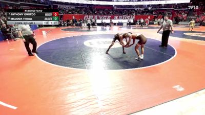 3A 120 lbs Cons. Round 2 - Maddux Tindal, Joliet (Catholic Academy) vs Anthony Orozco, Arlington Heights (Hersey)