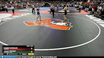 Champ. Round 1 - Colin Critser, Elkhorn South vs Kaden Kowalek, Kearney