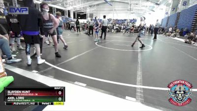 110 lbs Semis (4 Team) - Axel Lorg, Untouchables Purple vs Slayden Hunt, East Kansas Eagles Gold