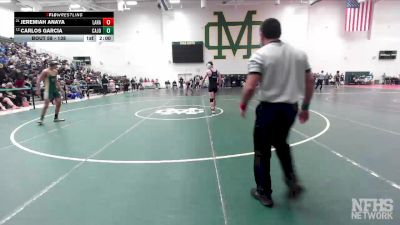 138 lbs Champ. Round 1 - Jeremiah Anaya, La Habra vs Carlos Garcia, Cajon