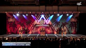 Champion Cheer Athletics - BURN [2026 L1 Senior - D2 Day 1] 2026 Aloha Portland Showdown