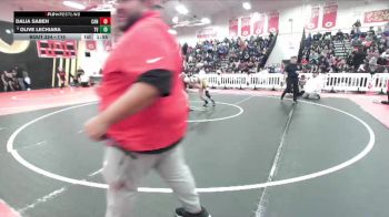 115 lbs Champ. Round 2 - Dalia Sabeh, Canyon vs Olive Lechiara, Temecula Valley