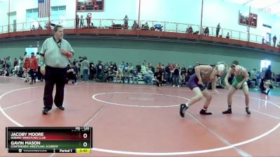 120 lbs Cons. Semi - Jacoby Moore, Hobart Wrestling Club vs Gavin Mason, Contenders Wrestling Academy