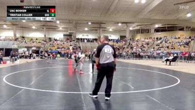 AA 132 lbs Semifinal - Zac Bosken, Cleveland High School vs Tristian Collier, Green Hill High School