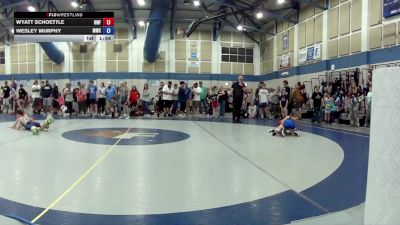 12U Boys FS - 58-63 Champ. Round 3 - Wyatt Schoettle, Roncalli Wrestling Foundation vs Wesley Murphy, Monrovia Wrestling Club