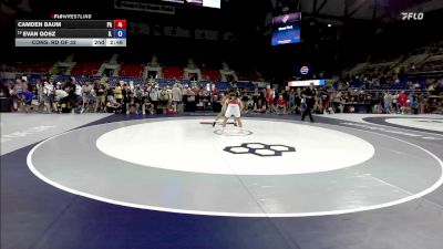 144 lbs Cons. Rd Of 32 - Camden Baum, PA vs Evan Gosz, IL