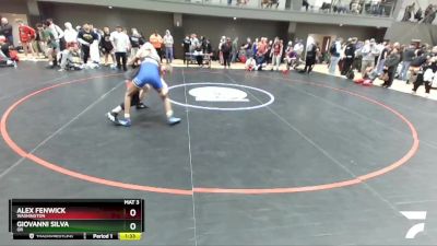 132 lbs Champ. Round 2 - Alex Fenwick, Washington vs Giovanni Silva, OR