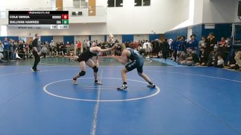 144 lbs Champ. Round 1 - Cole Genua, McDonogh vs Sullivan Hawkes, Christian Brothers Academy