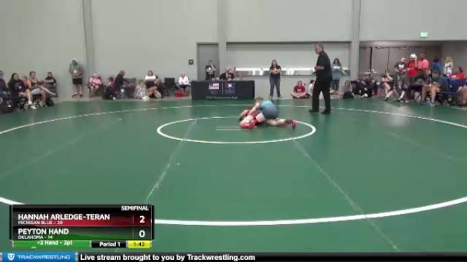 117 lbs Semis & 1st Wrestleback (8 Team) - Hannah Arledge-Teran ...